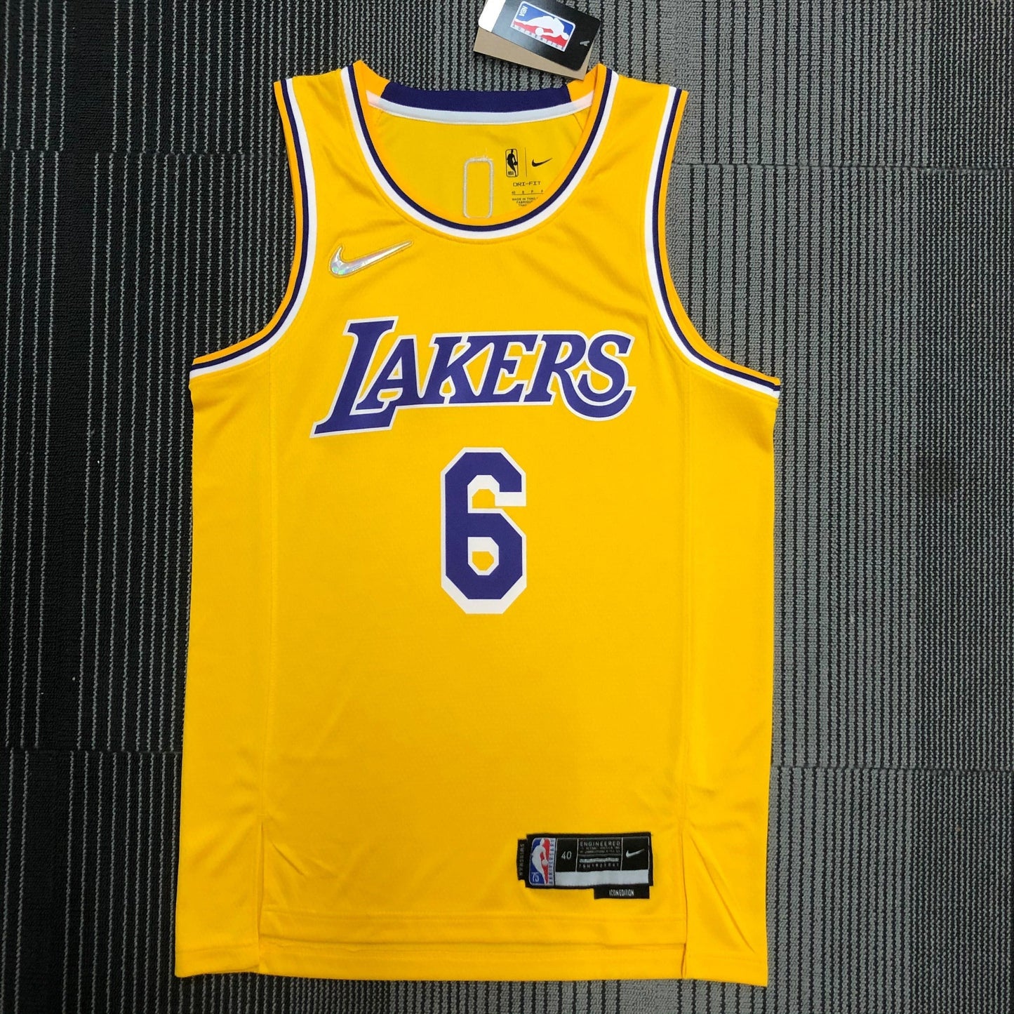 Los Angeles Lakers Icon Edition Diamante 75th Jersey