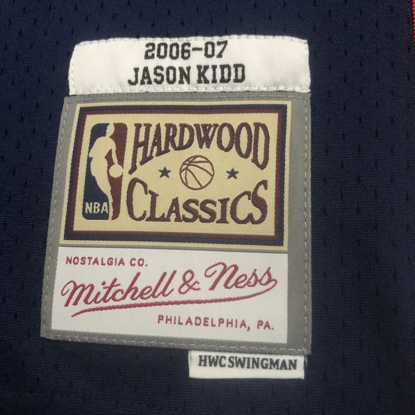 Swingman New Jersey Nets Mitchell & Ness Hardwood Classics 2006/07 Jersey