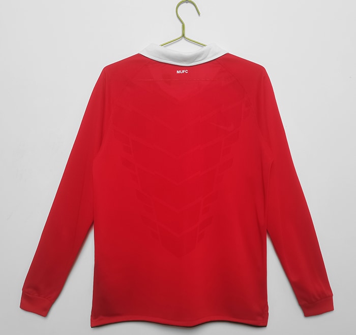 Manchester United 10/11 Home Retro Long Sleeve Shirt