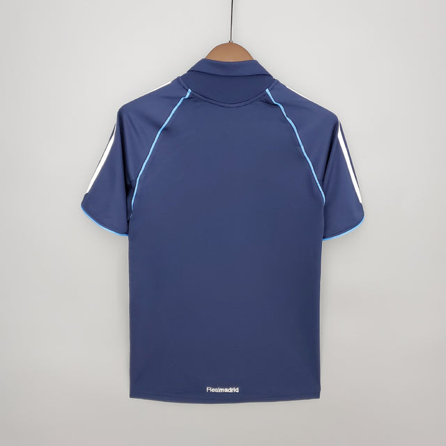 Real Madrid 05/06 adidas Retro Blue Shirt