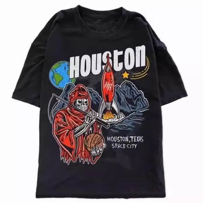 Warren Lotas NBA Houston Rockets "Texas Space City" Tee