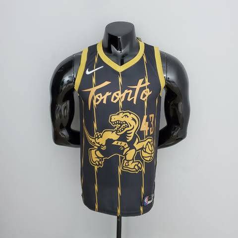Toronto Raptors Vince Carter Black/Gold Jersey