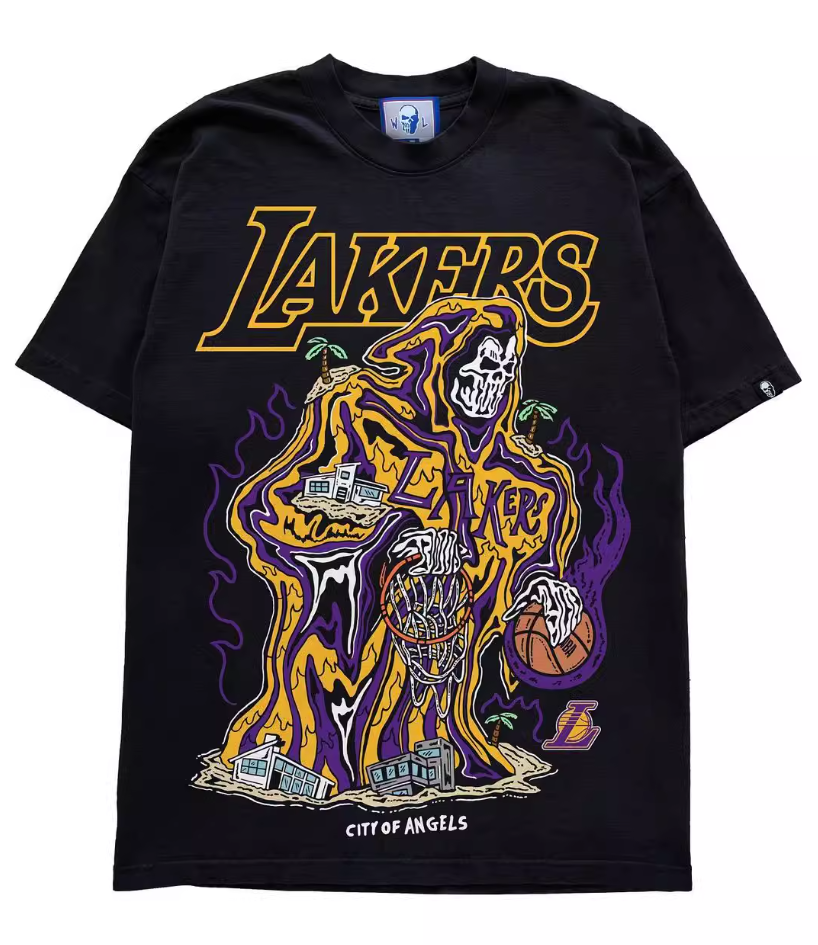 Warren Lotas NBA Los Angeles Lakers "City of Angels" Tee
