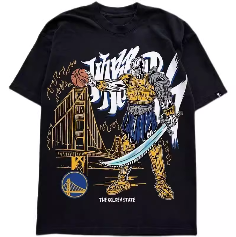 Warren Lotas NBA Golden State Warriors "Holding Knife" Tee