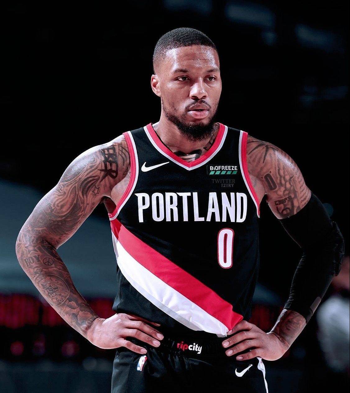 Portland Trail Blazers Icon Edition Damian Lillard Jersey