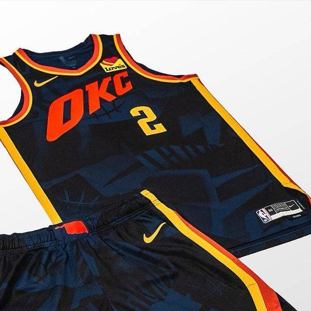 Oklahoma City Thunder City Edition Black Shai Gilgeous-Alexander Jersey