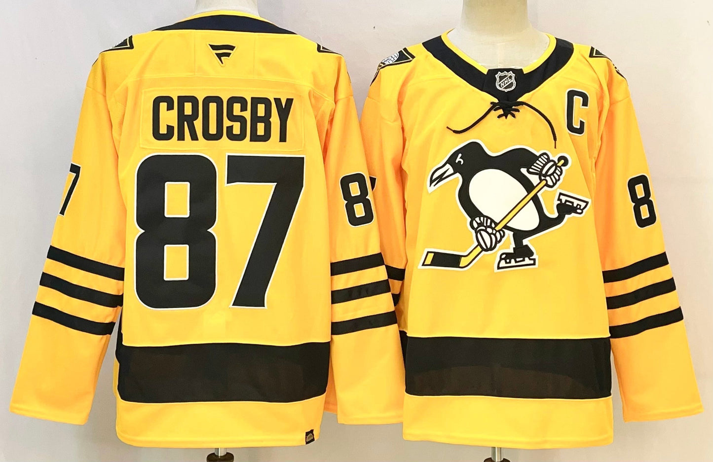 Pittsburgh Penguins Yellow Jersey