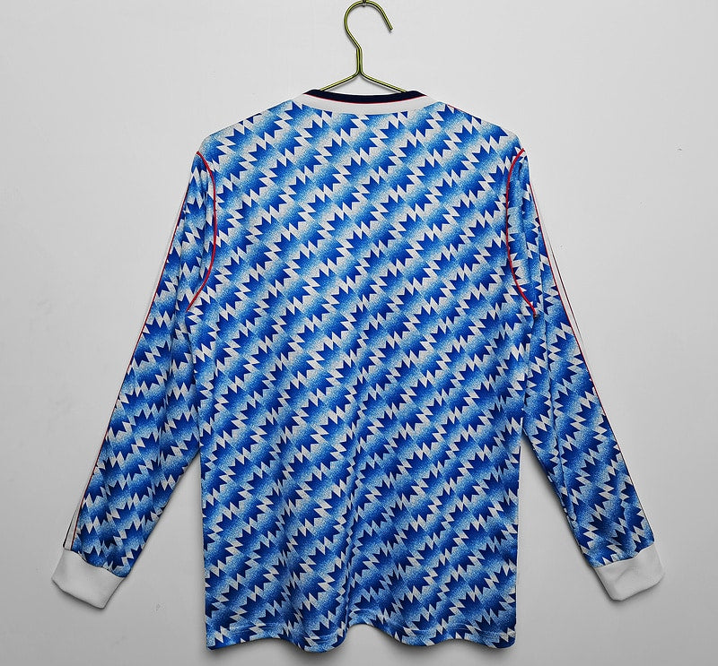 Manchester United 90/91 Away Retro Long Sleeve Shirt