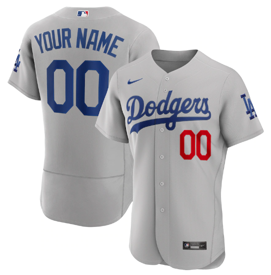 Los Angeles Dodgers Authentic Gray Jersey