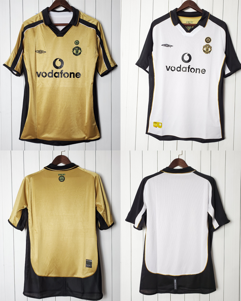 Manchester United 01/02 Reversible Retro 100 Years Shirt
