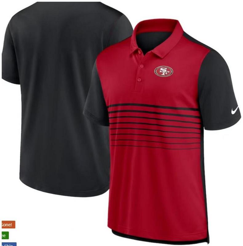 San Francisco 49ers Red/Black Polo