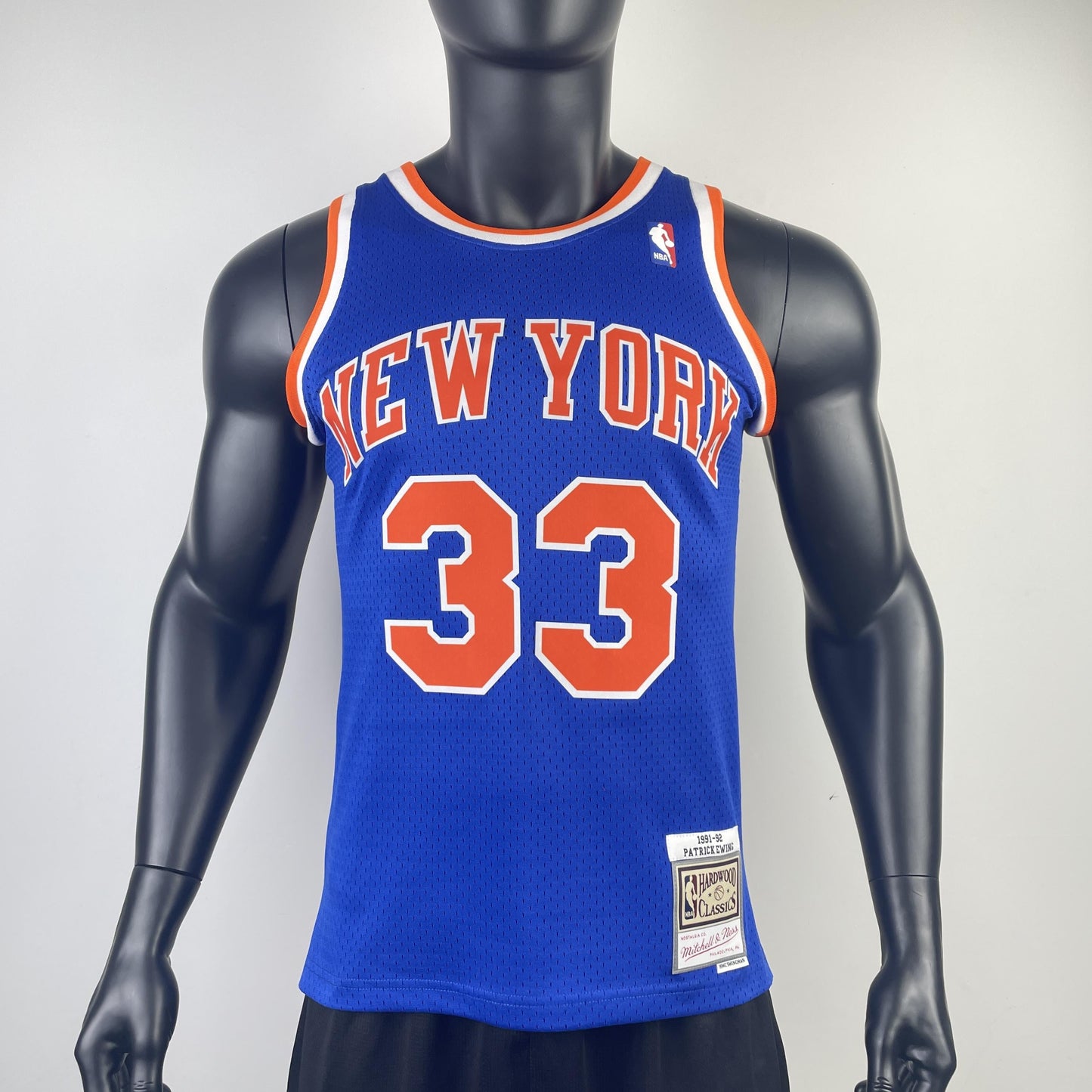 Swingman New York Knicks Mitchell & Ness Hardwood Classics 1991/92 Blue Jersey
