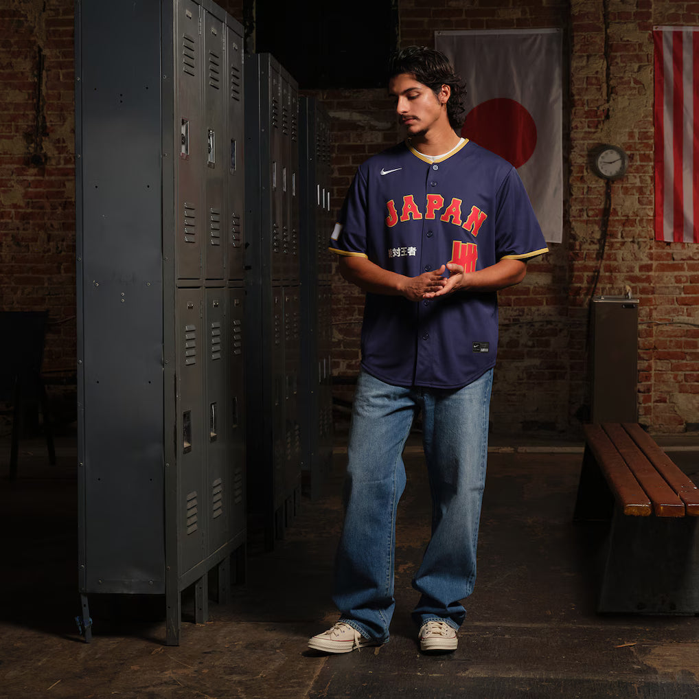 Japan Baseball Undefeated 2026 World Baseball Classic Road Stadium Navy Jersey