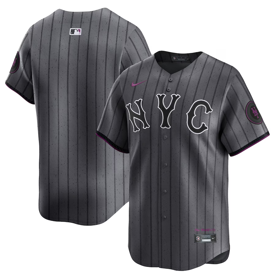 New York Mets City Connect 2024 Grafite Jersey