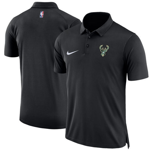 Milwaukee Bucks Black Polo