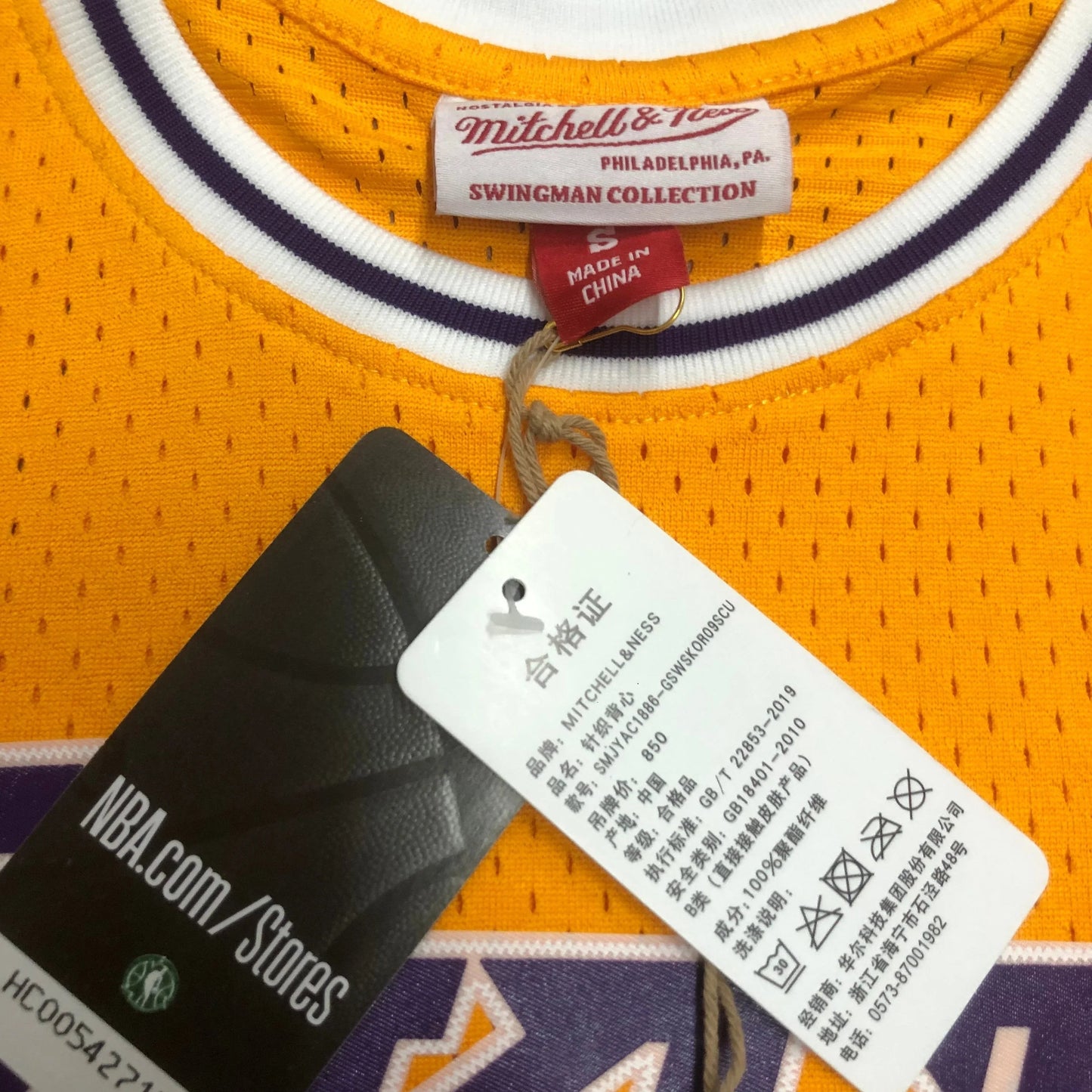 Swingman Los Angeles Lakers Mitchell & Ness Hardwood Classics 2007/08 Jersey