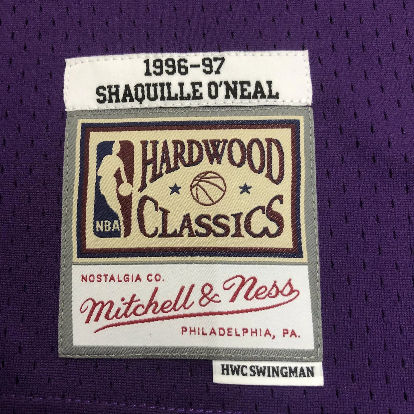 Swingman Los Angeles Lakers Mitchell & Ness Hardwood Classics 1996/97 Purple Jersey