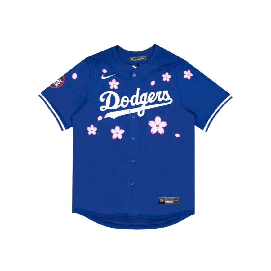 Dodgers x Takashi Murakami Tokyo Series 2025 Blue Jersey