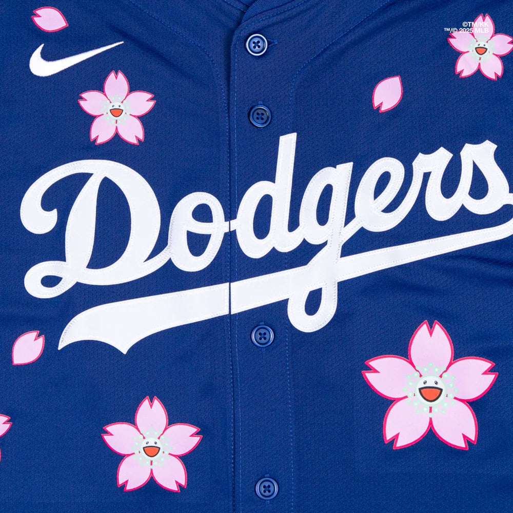 Dodgers x Takashi Murakami Tokyo Series 2025 Blue Jersey