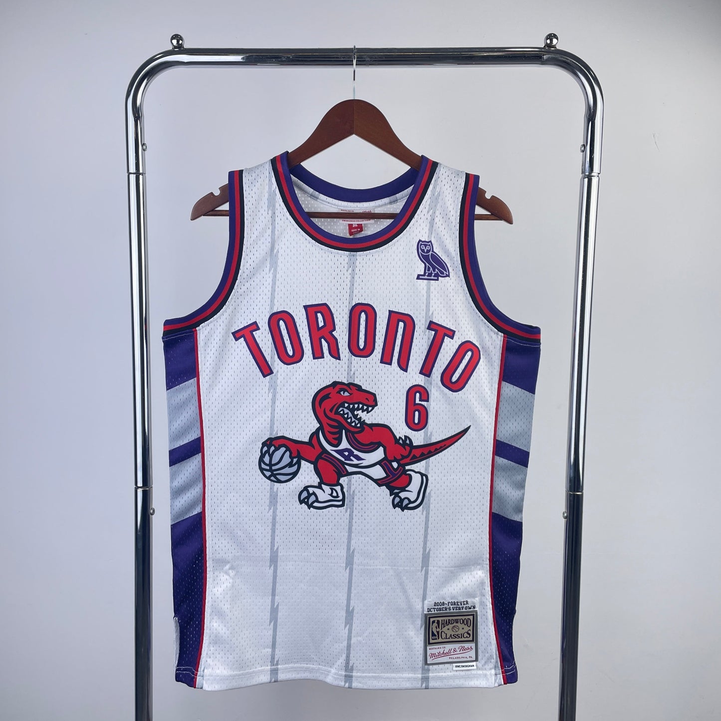 Swingman Toronto Raptors OVO x Mitchell & Ness White Jersey