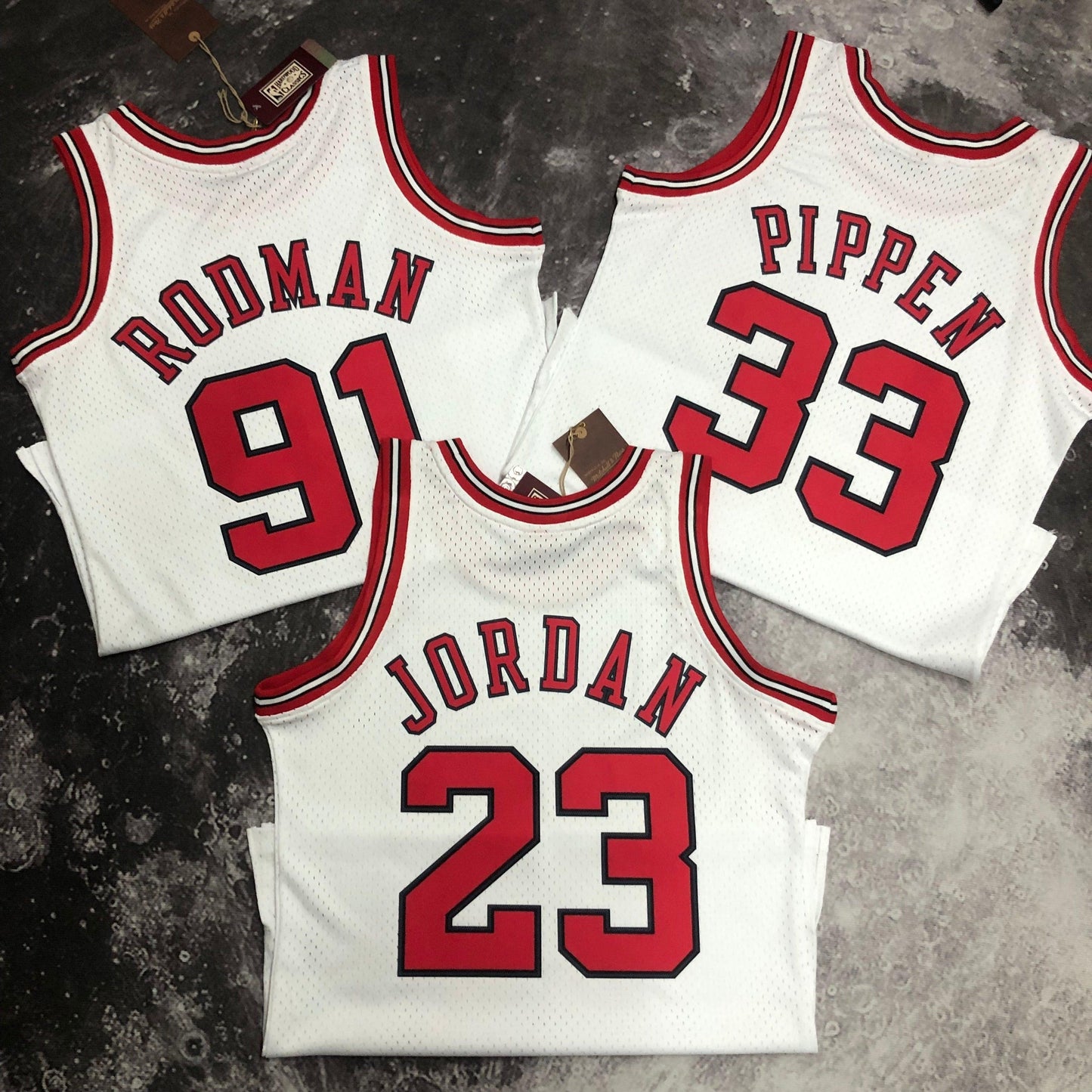 Swingman Chicago Bulls Mitchell & Ness Hardwood Classics 1997/98 White Jersey