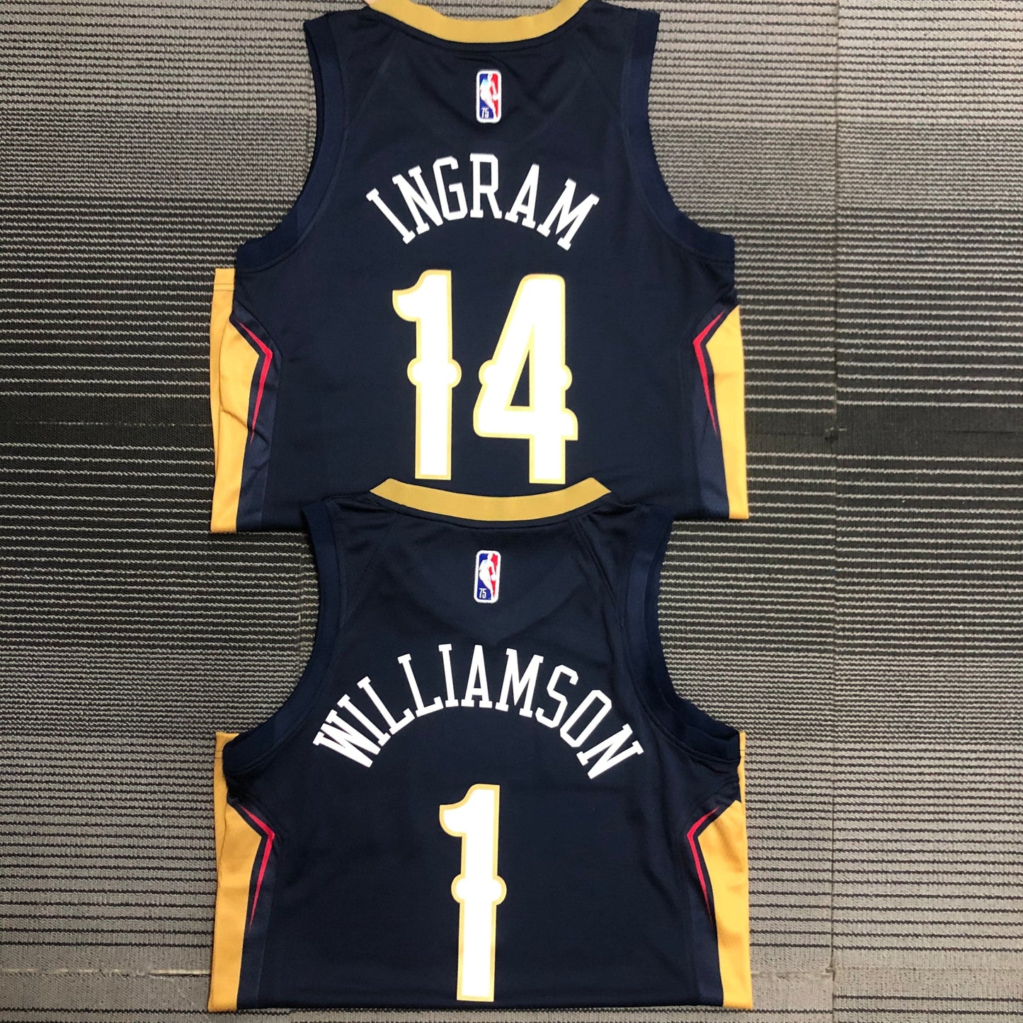 New Orleans Pelicans Icon Edition Diamante 75th Jersey