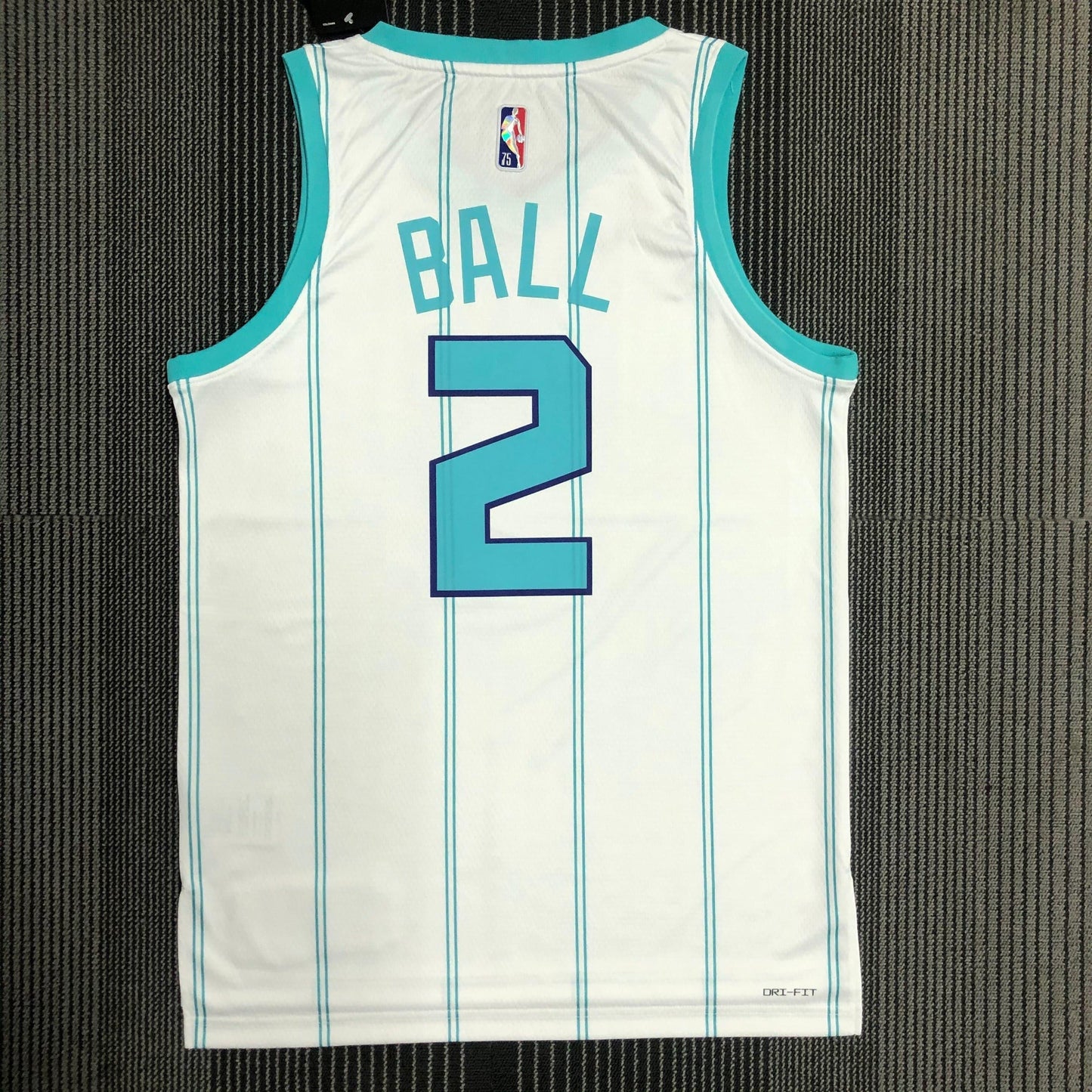 Charlotte Hornets Association Edition Diamante 75th Jersey