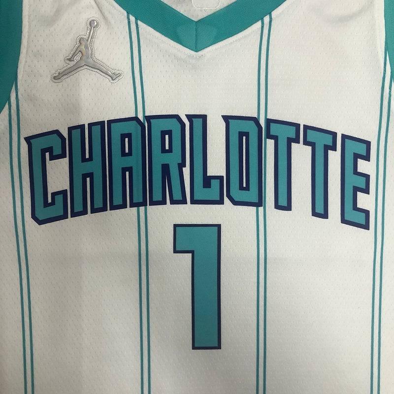 Charlotte Hornets Association Edition Diamante 75th Jersey