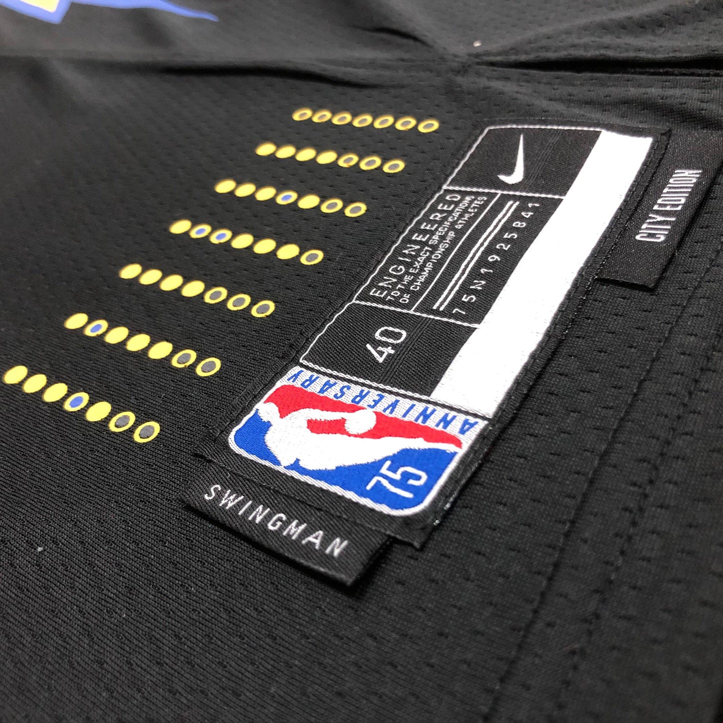Golden State Warriors City Edition Diamante 75th Jersey