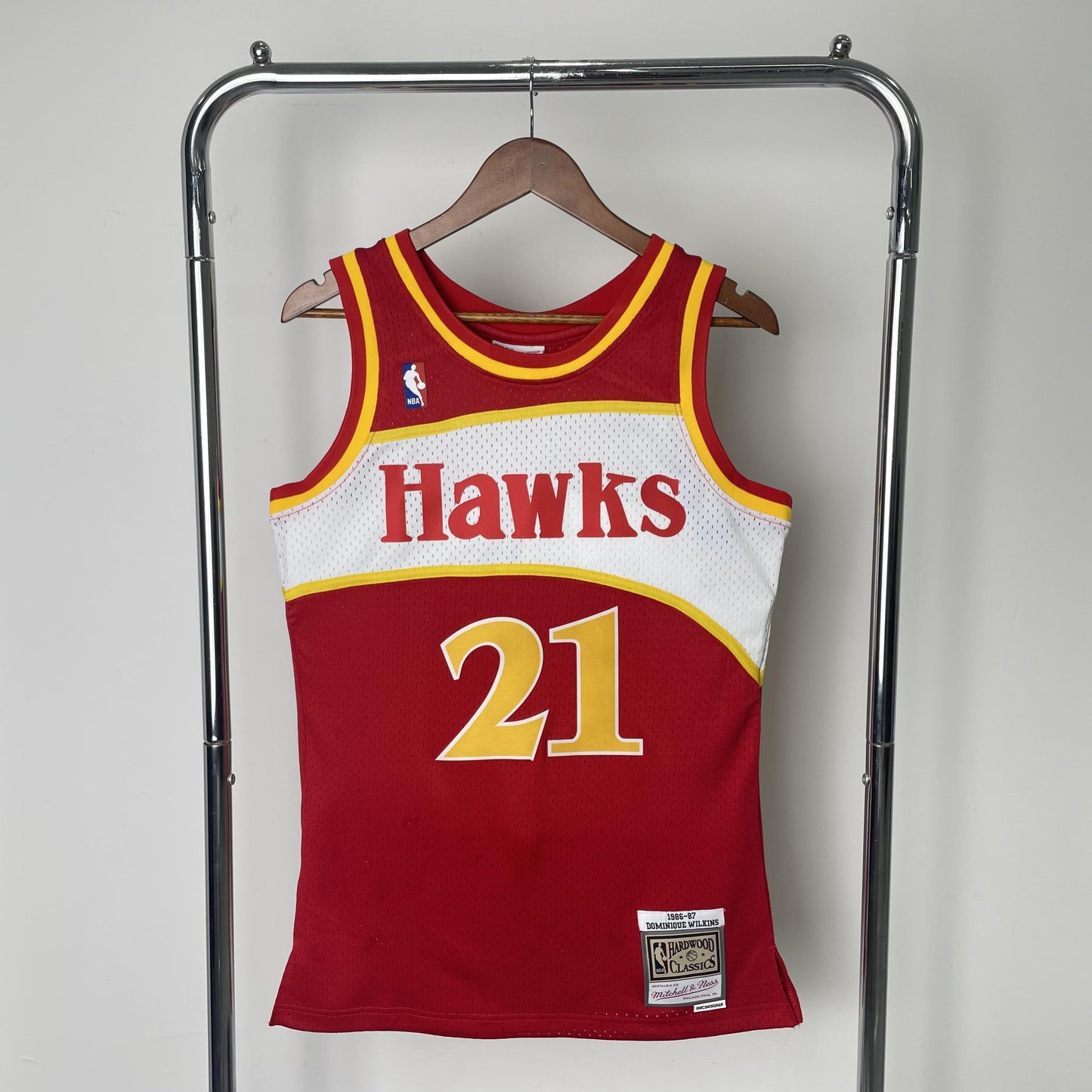 Swingman Atlanta Hawks Mitchell & Ness Hardwood Classics 1986/87 Jersey