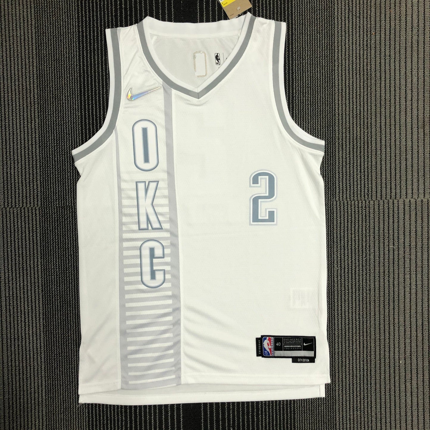 Oklahoma City Thunder City Ediiton Diamante 75th Jersey