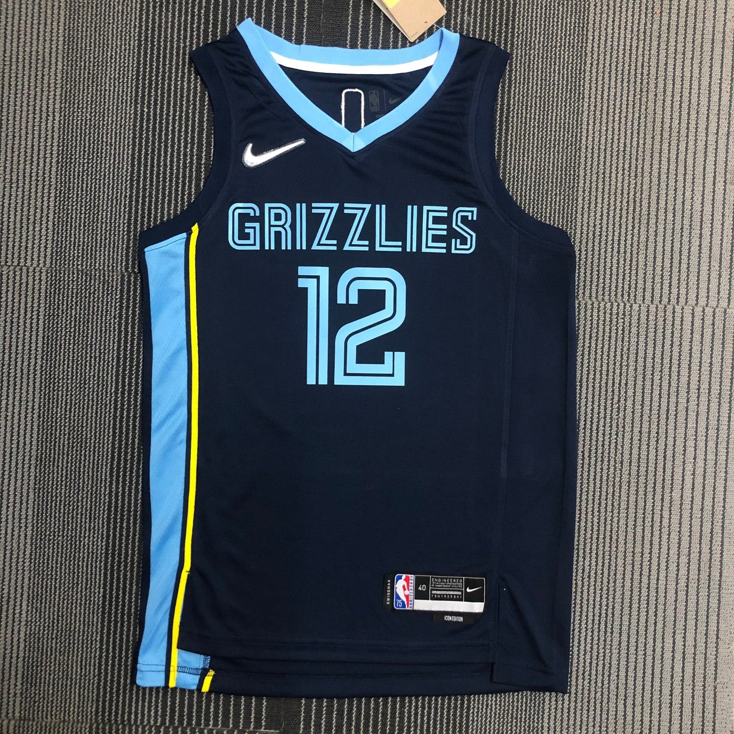 Memphis Grizzlies Icon Edition Diamante 75th Jersey