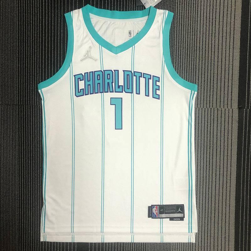 Charlotte Hornets Association Edition Diamante 75th Jersey