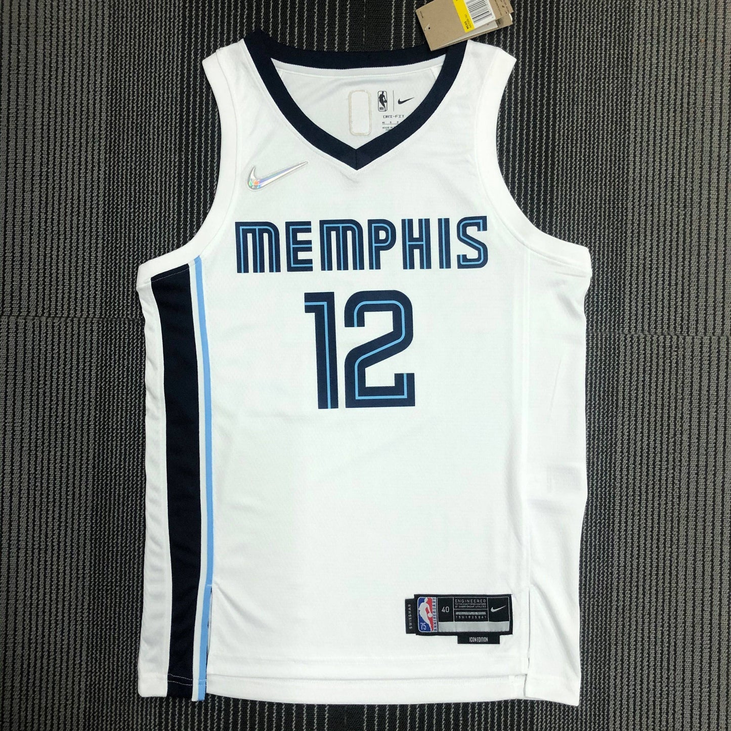 Memphis Grizzlies Association Edition Diamante 75th Jersey