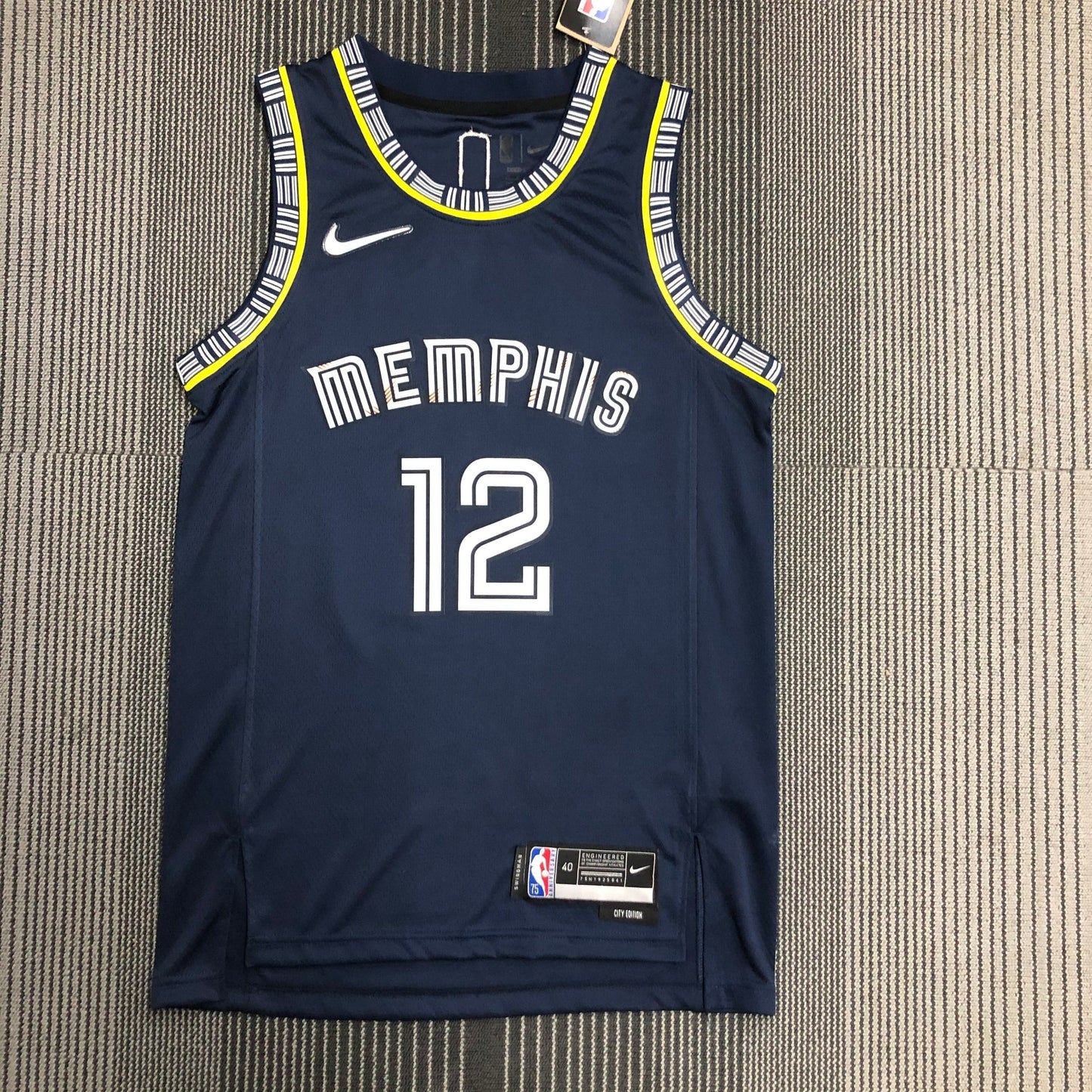 Memphis Grizzlies City Edition Diamante 75th Jersey
