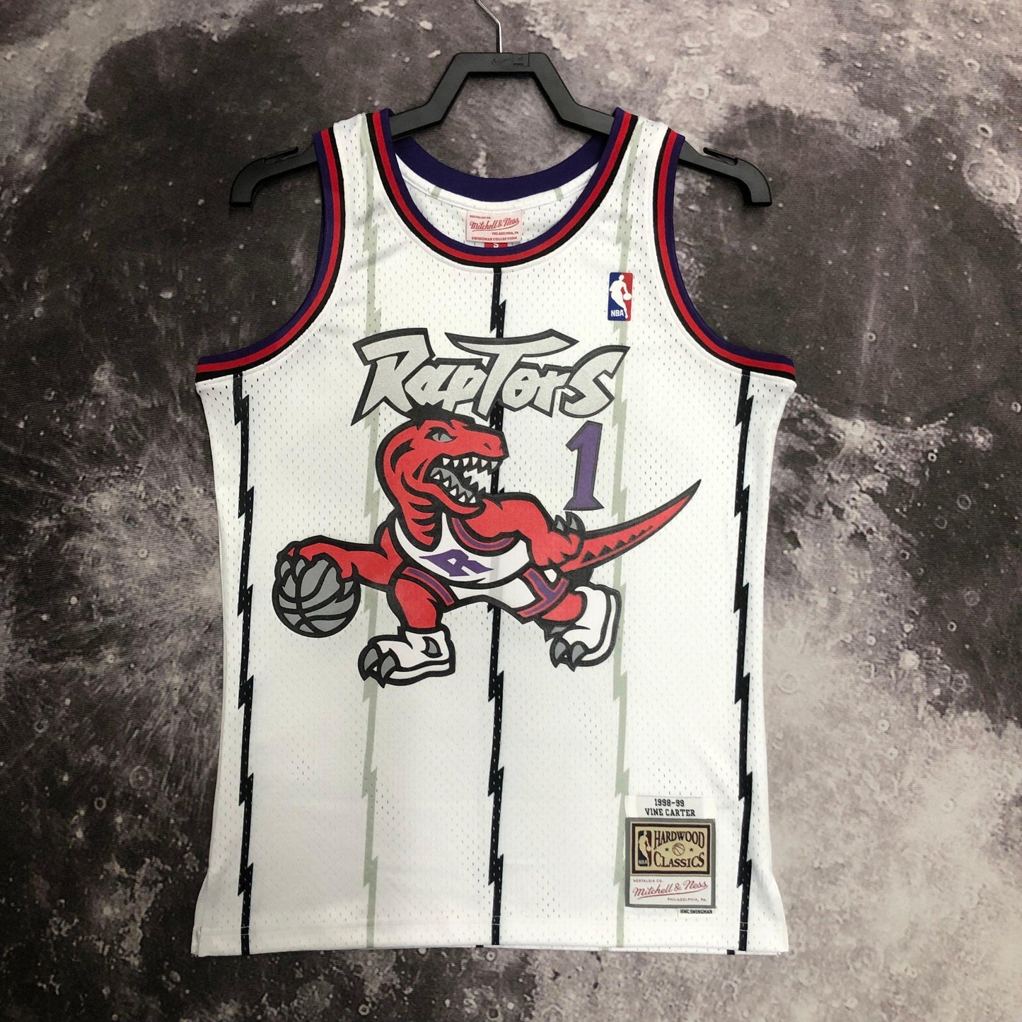 Swingman Toronto Raptors Mitchell & Ness Hardwood Classics 1998/99 White Jersey