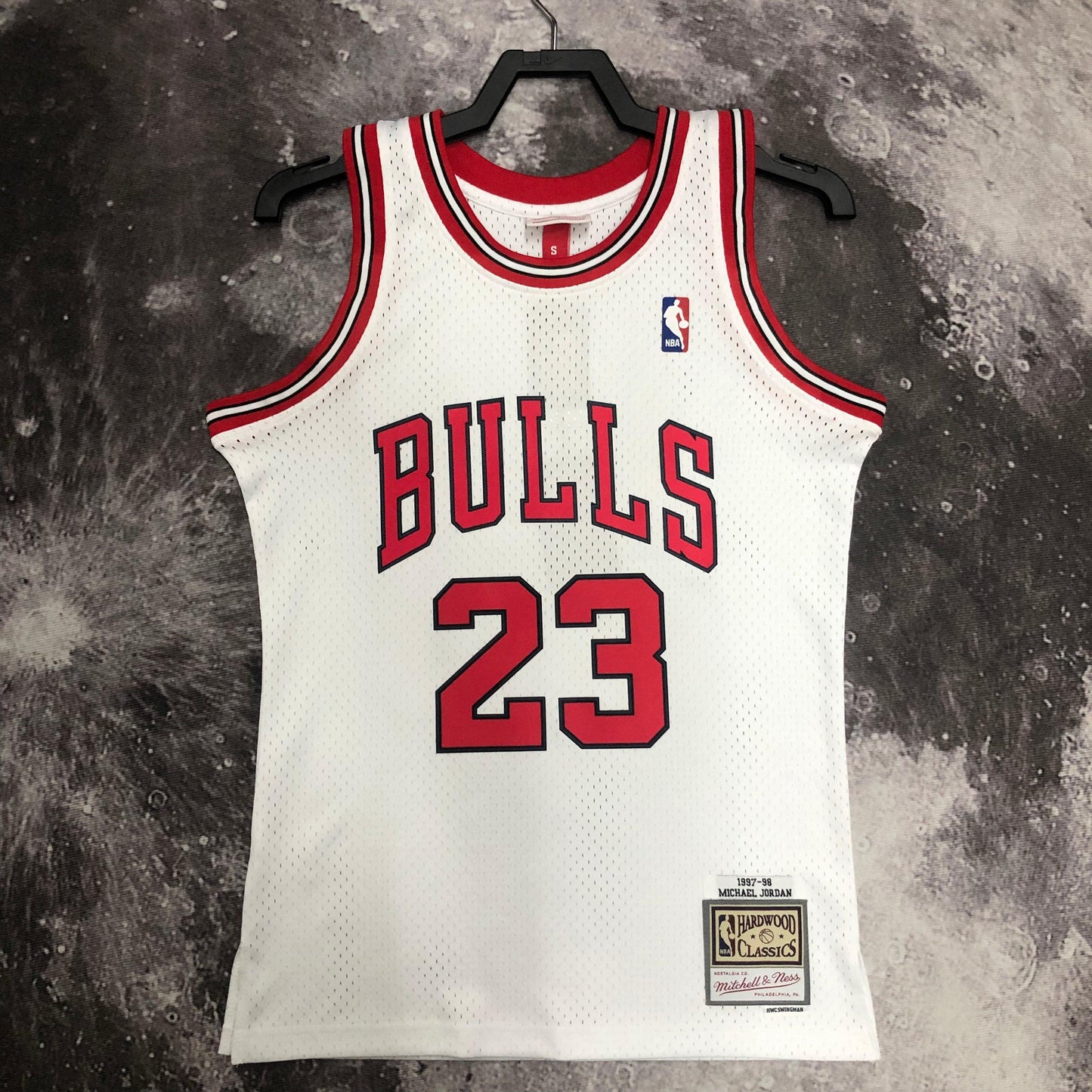 Swingman Chicago Bulls Mitchell & Ness Hardwood Classics 1997/98 White Jersey