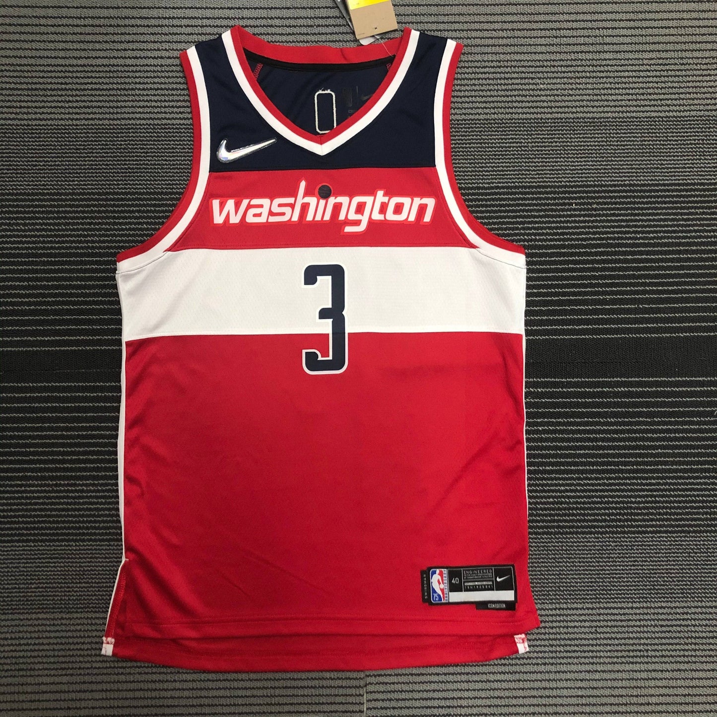 Washington Wizards Icon Edition Diamante 75th Jersey