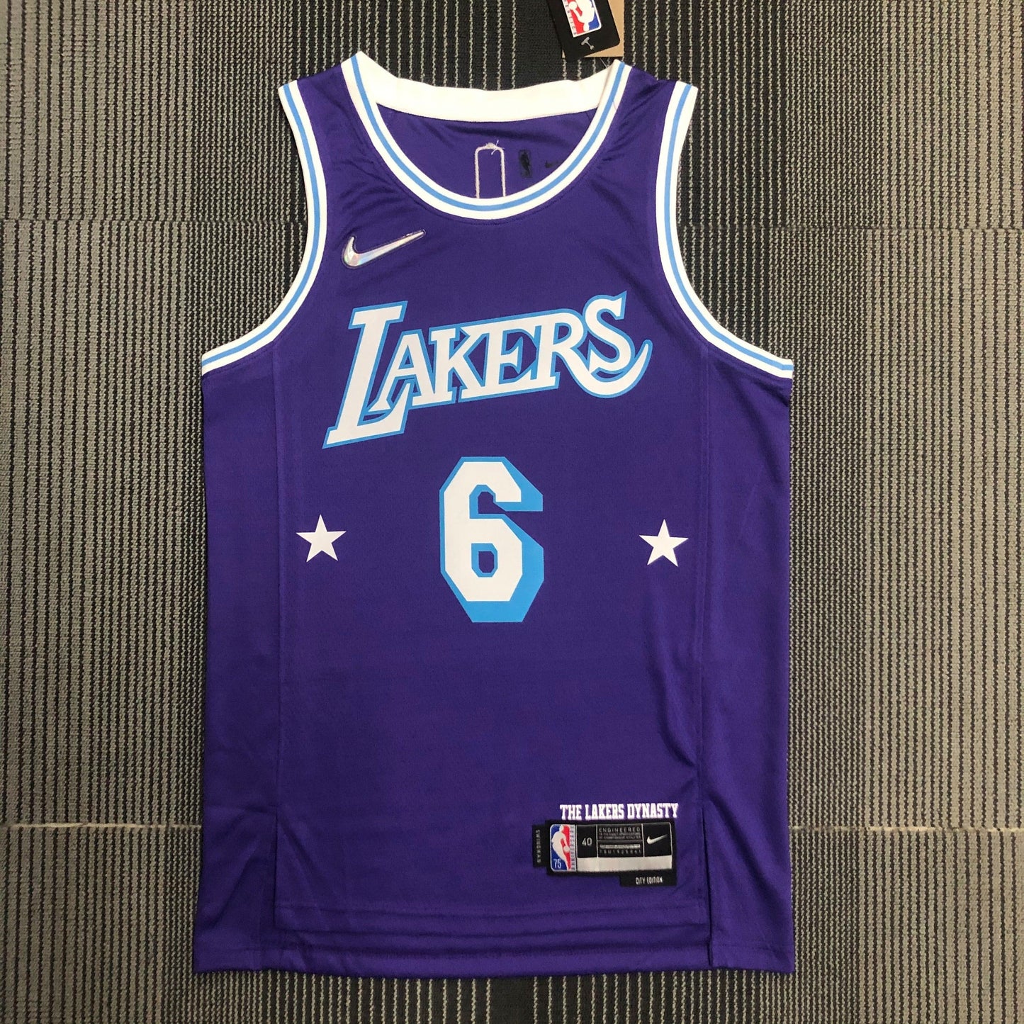 Los Angeles Lakers City Edition Diamante 75th Jersey