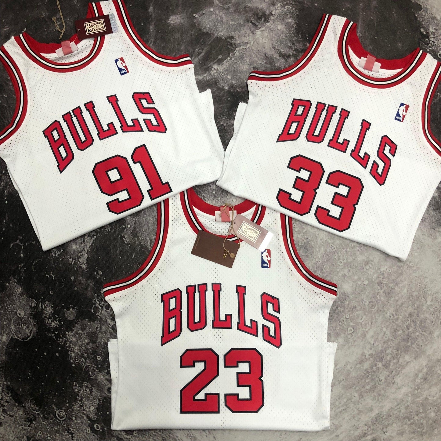 Swingman Chicago Bulls Mitchell & Ness Hardwood Classics 1997/98 White Jersey