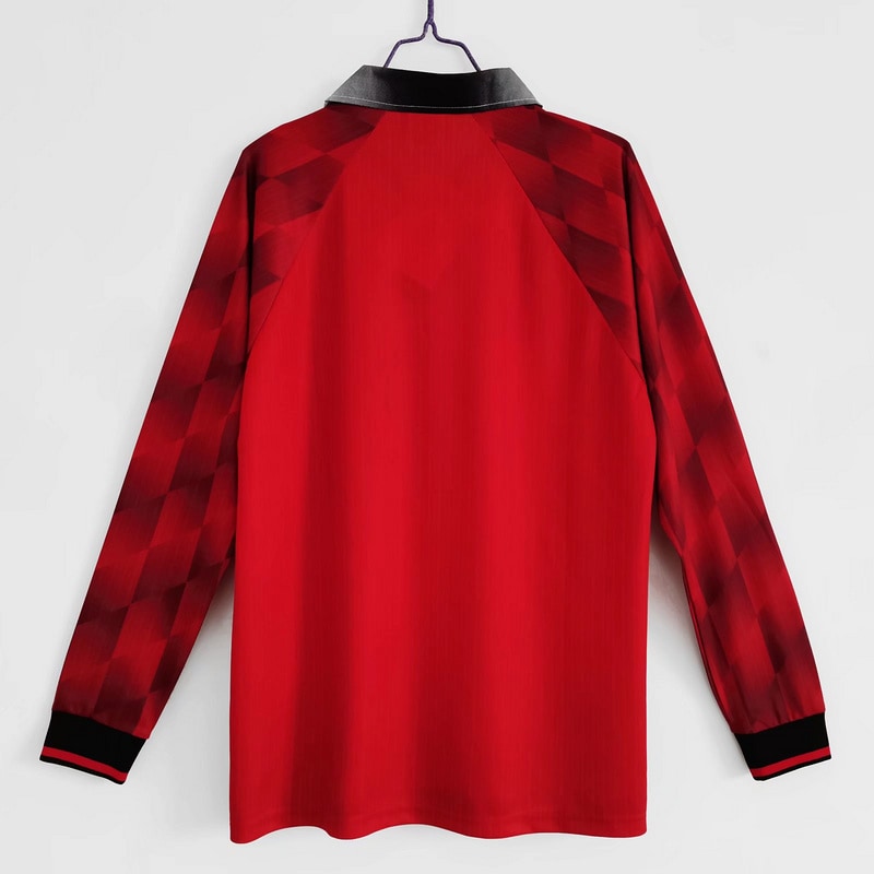 Manchester United 96/97 Home Retro Long Sleeve Shirt