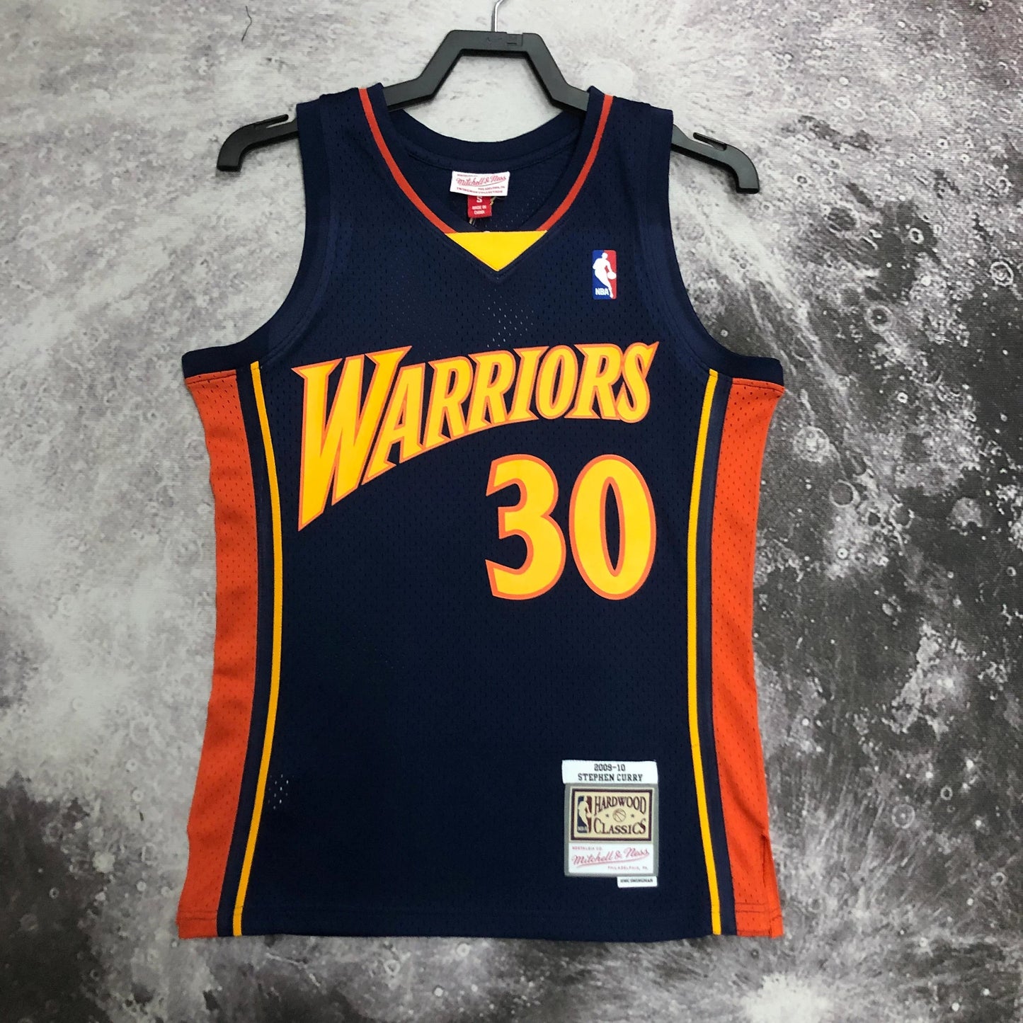 Swingman Golden State Warriors Mitchell & Ness Hardwood Classics 2009/10 Blue Jersey