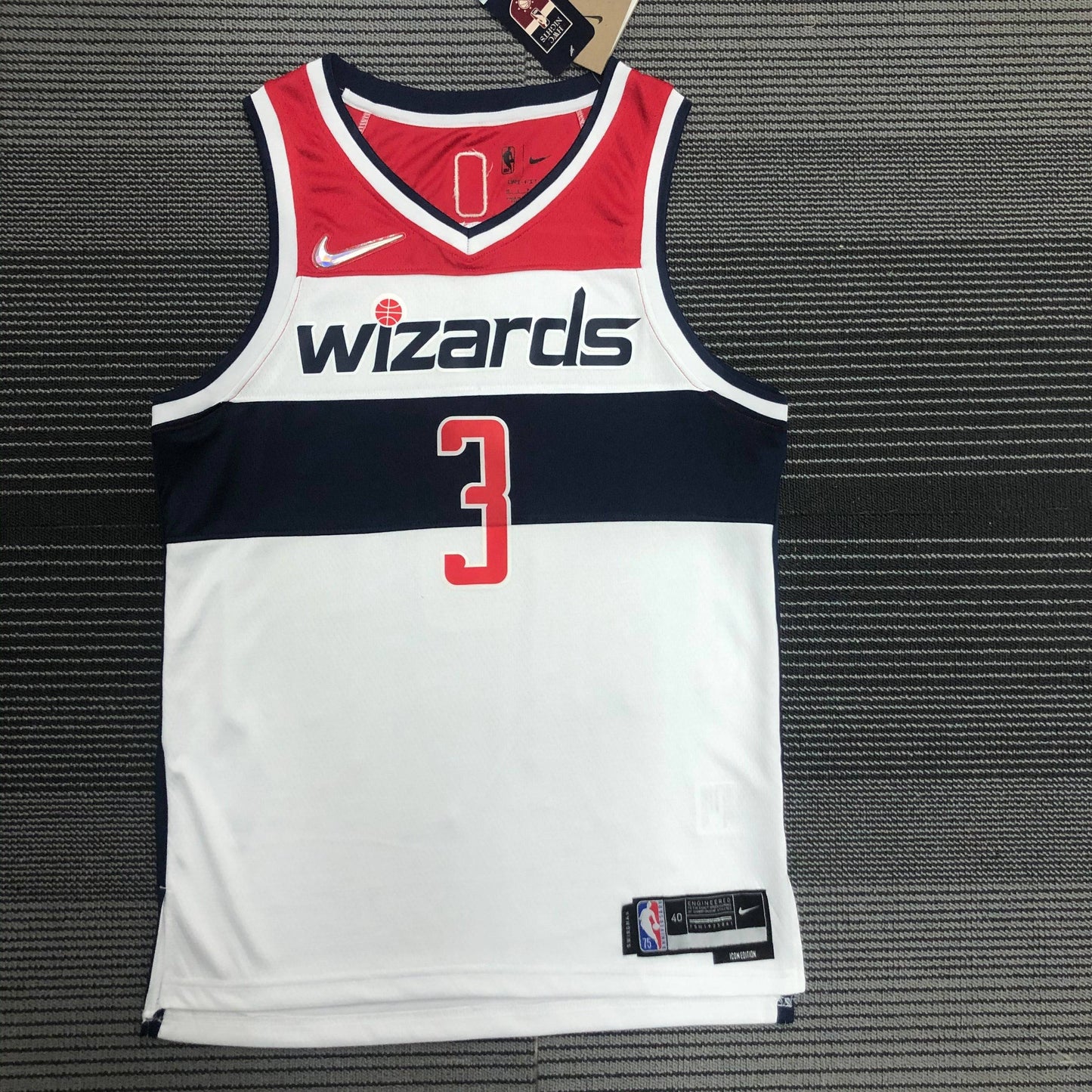 Washington Wizards Association Edition Diamante 75th Jersey