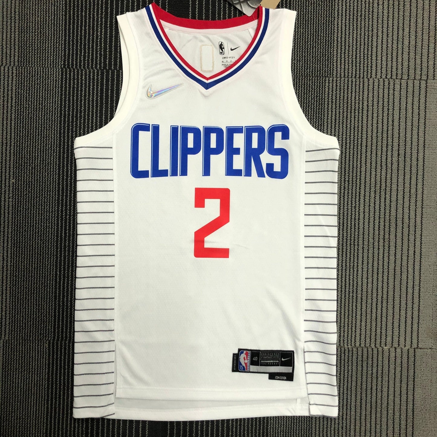 Los Angeles Clippers Association Edition Diamanate 75th Jersey