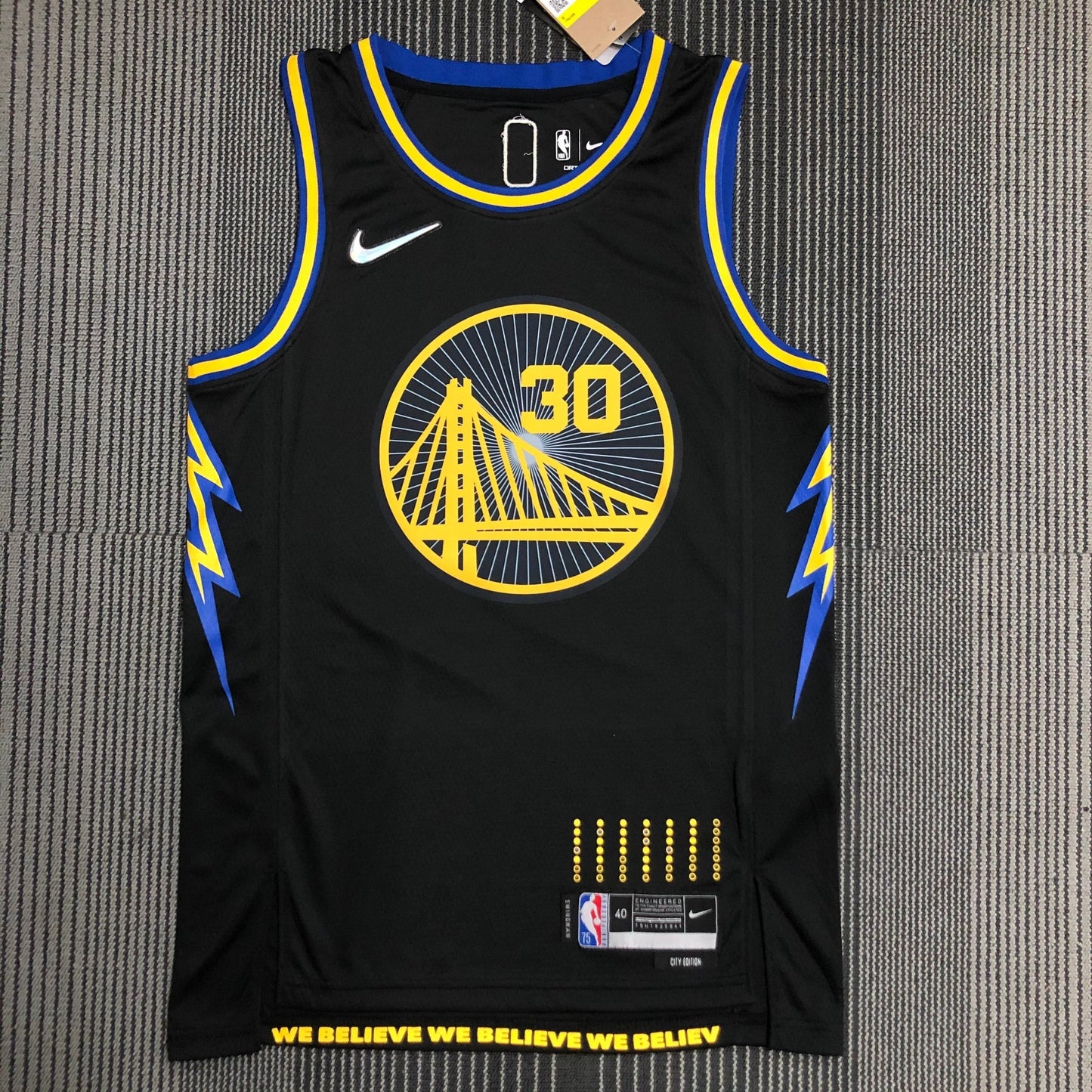Golden State Warriors City Edition Diamante 75th Jersey