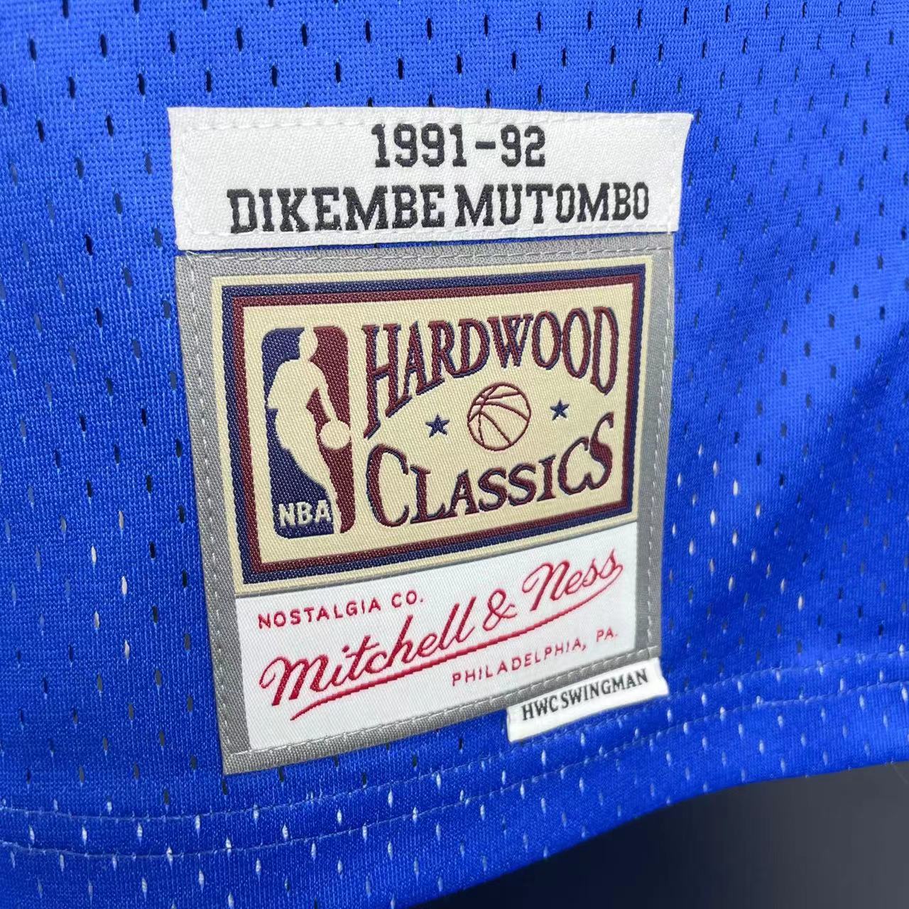 Swingman Denver Nuggets Mitchell & Ness Hardwood Classics 1991/92 Blue Jersey