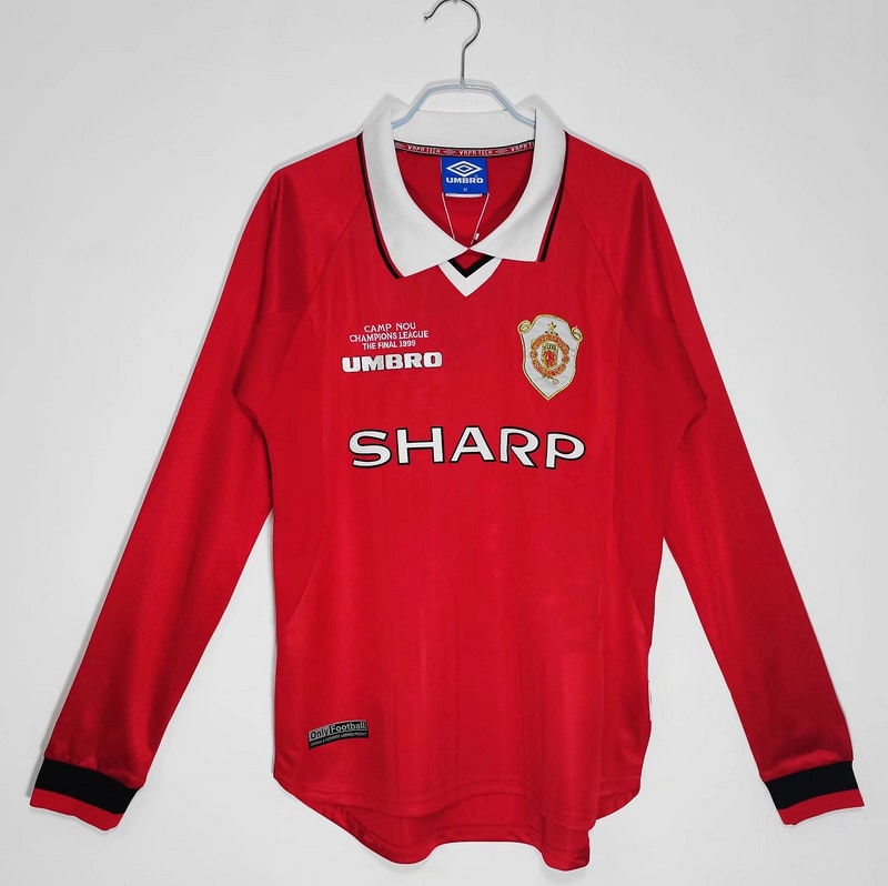 Manchester United 99/00 Home Retro Long Sleeve Shirt