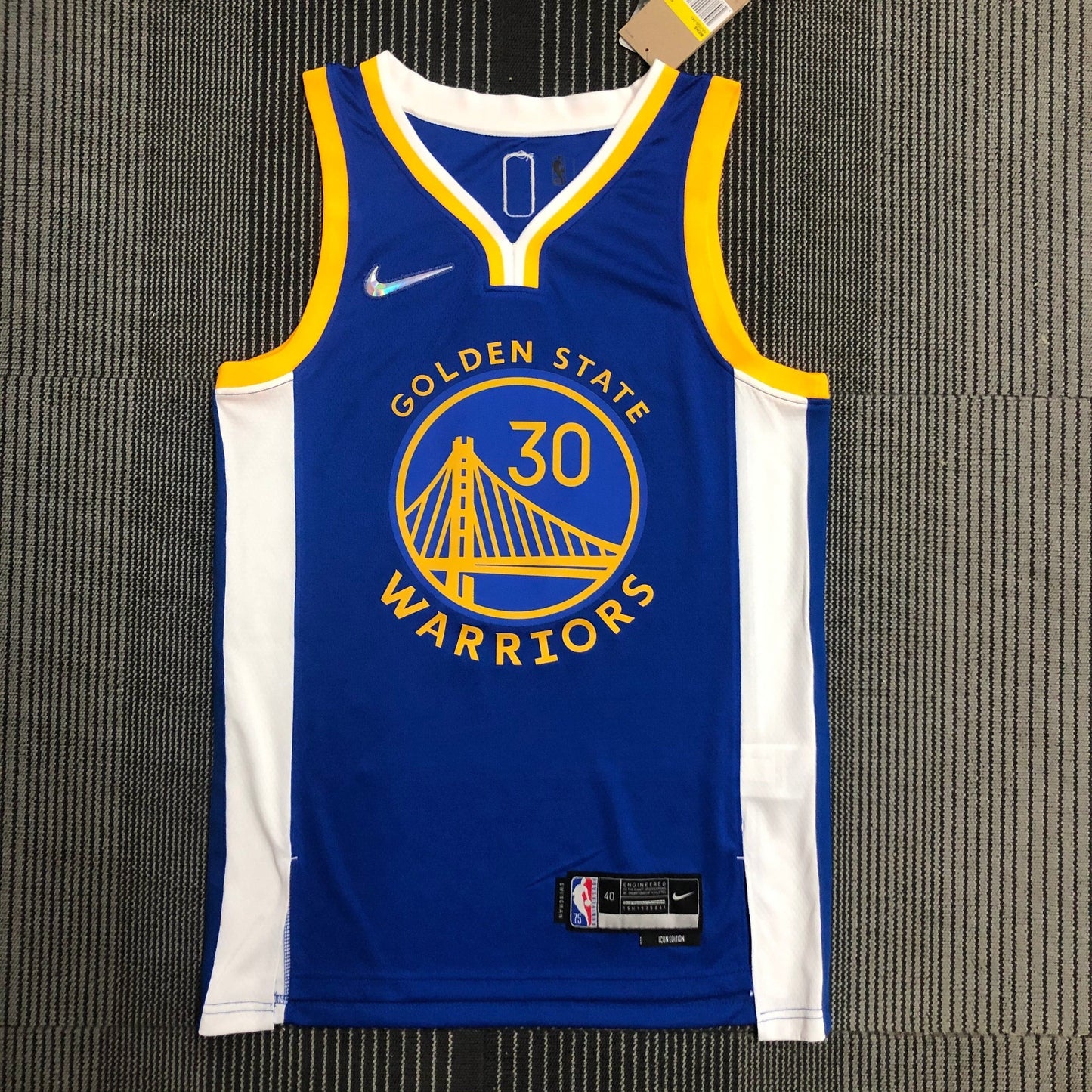 Golden State Warriors Icon Edition Diamante 75th Jersey