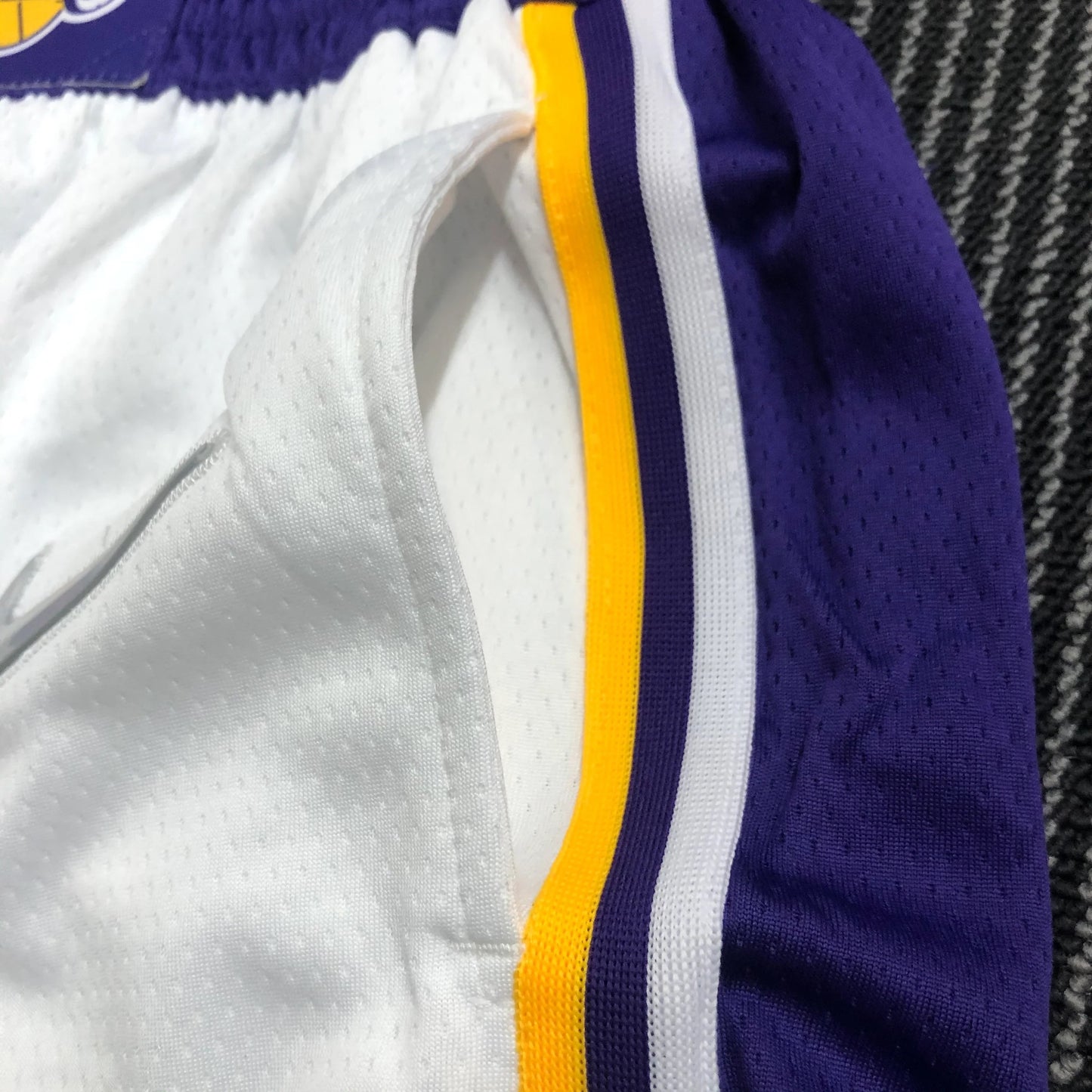 Los Angeles Lakers Association Edition Diamond 75th Shorts
