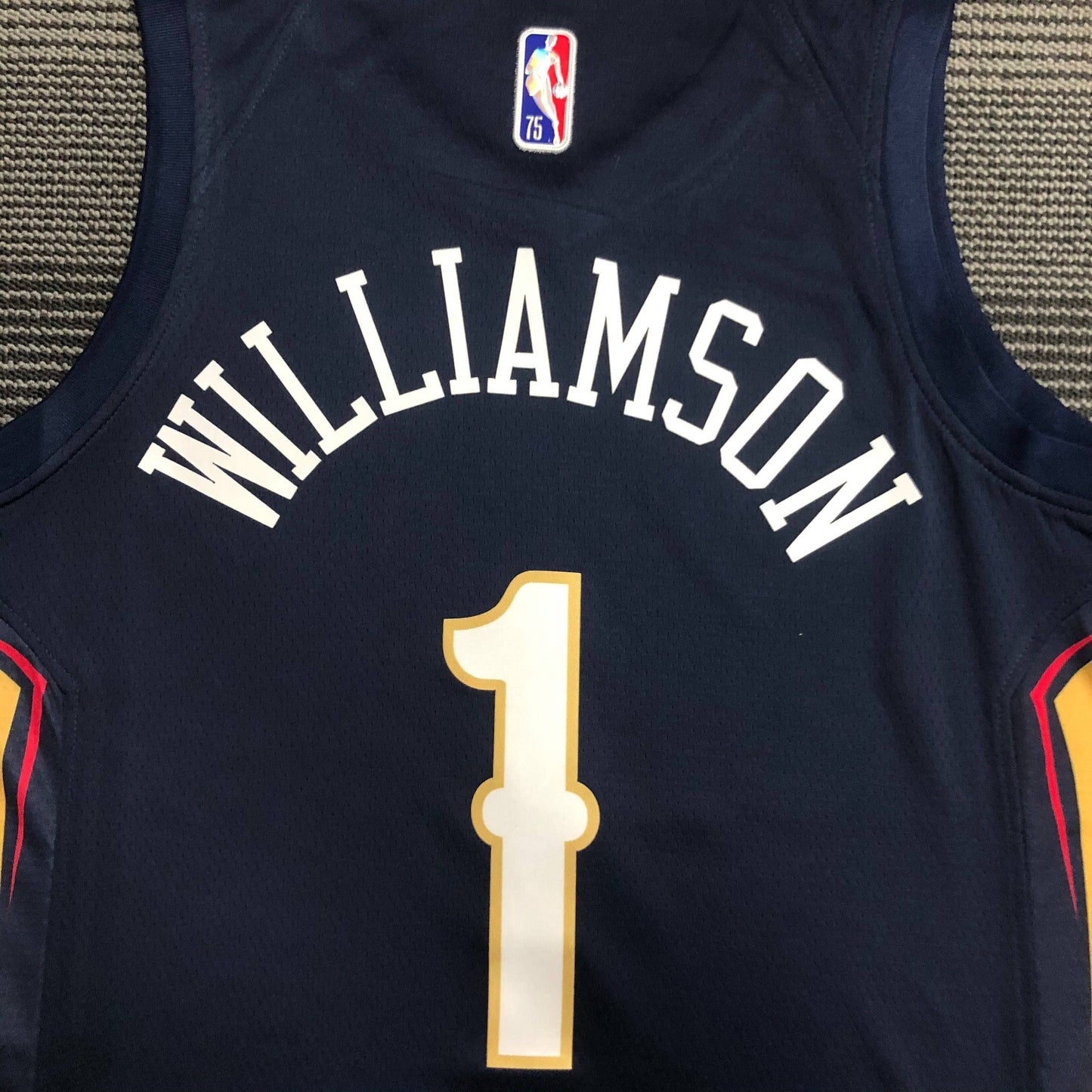 New Orleans Pelicans Icon Edition Diamante 75th Jersey